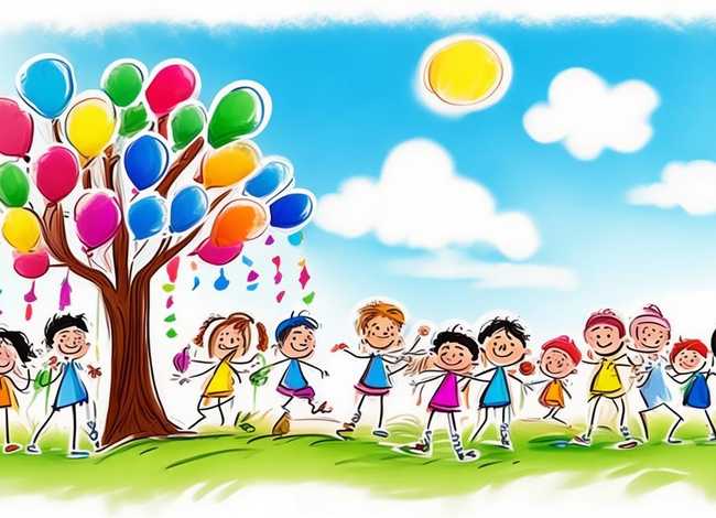 关于儿童节的图片；关于儿童节的图片简笔画