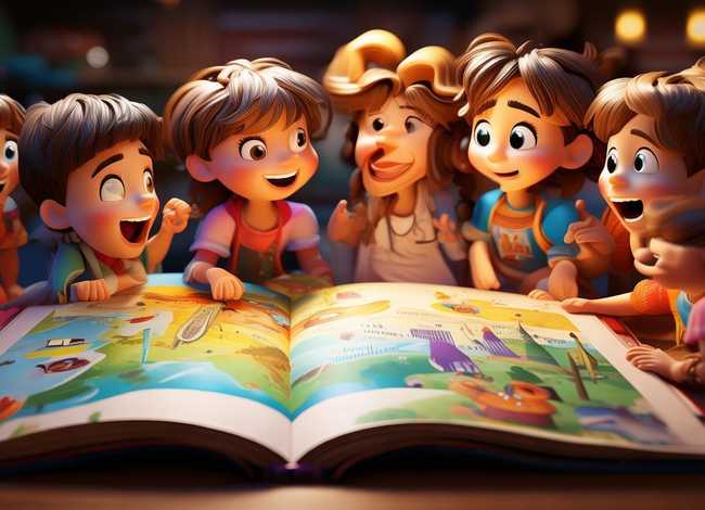 对话聊天儿童故事书、对话的幼儿故事