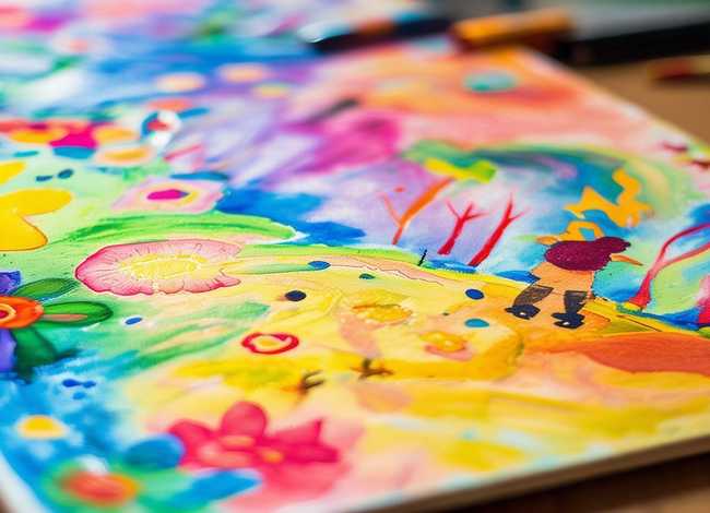 儿童水粉画视频教程系列、儿童水粉画教程 简单