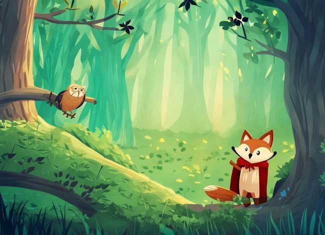 儿童寓言故事连环画4幅图 - 寓言故事连环画4幅图片简笔画