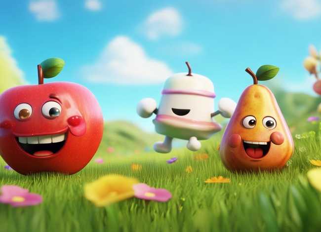 苹果鸭梨牛奶糖同类儿童故事；幼儿故事苹果鸭梨牛奶糖