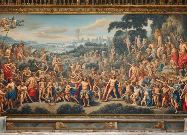 罗马神话画作；古罗马神话画作