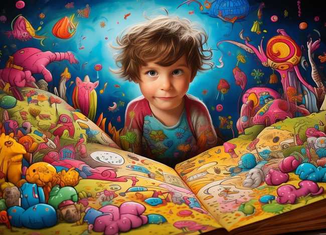 儿童手绘故事书 幼儿手绘书制作故事