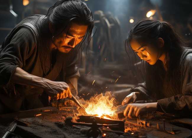 干将莫邪的故事图片，干将莫邪的故事图片大全