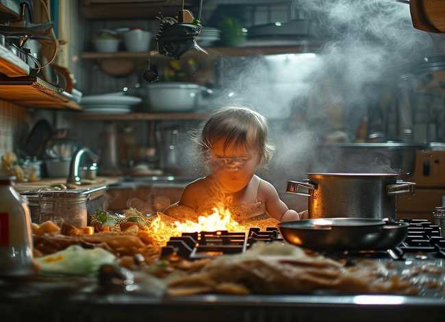 在厨房玩耍的危险故事 在厨房玩耍的危险故事视频
