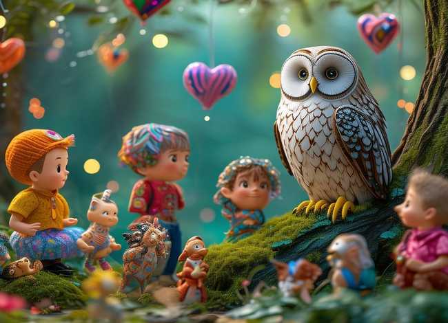 寓言故事儿童创意画 寓言故事幼儿画