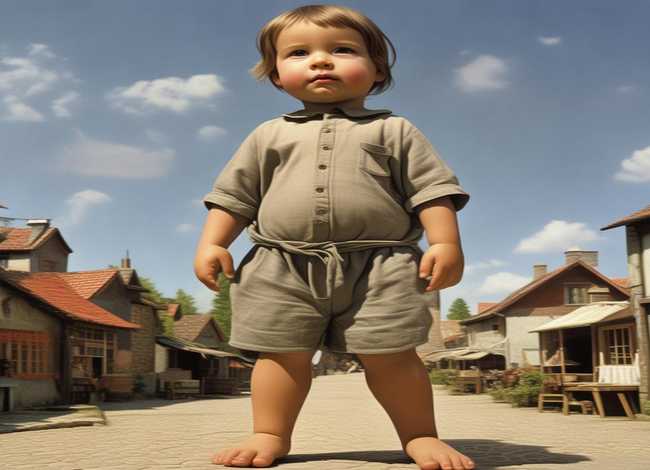 巨人症儿童的图片（巨人症儿童的图片怎么画）