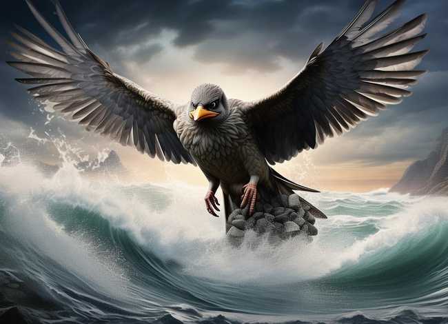 《精卫填海》故事、精卫填海故事图片