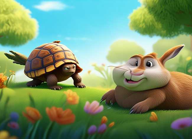 龟兔赛跑故事视频儿童故事 龟兔赛跑少儿故事视频
