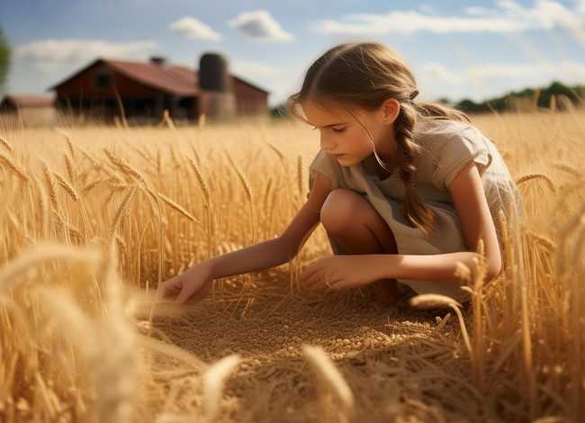 捡麦穗故事；捡麦穗的故事情节