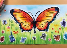 儿童做的昆虫记录卡；儿童做的昆虫记录卡怎么做