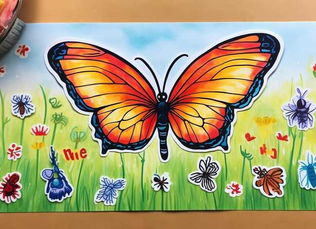 儿童做的昆虫记录卡；儿童做的昆虫记录卡怎么做