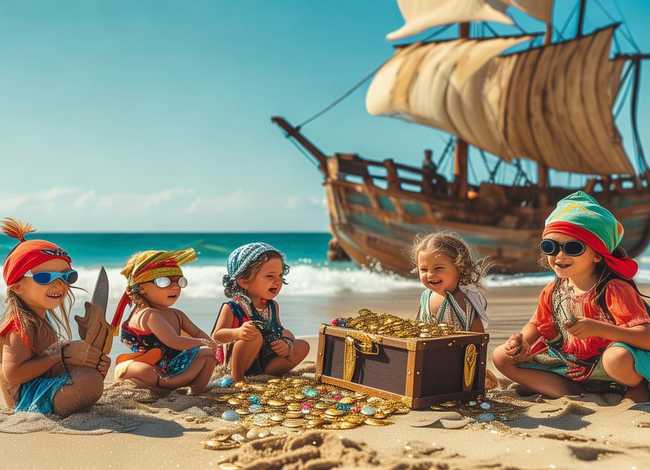 小朋友海盗故事（幼儿故事海盗和小朋友）