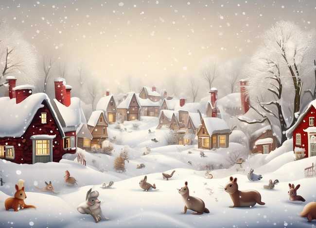 小故事下雪了（故事下雪了小动物的故事下雪）