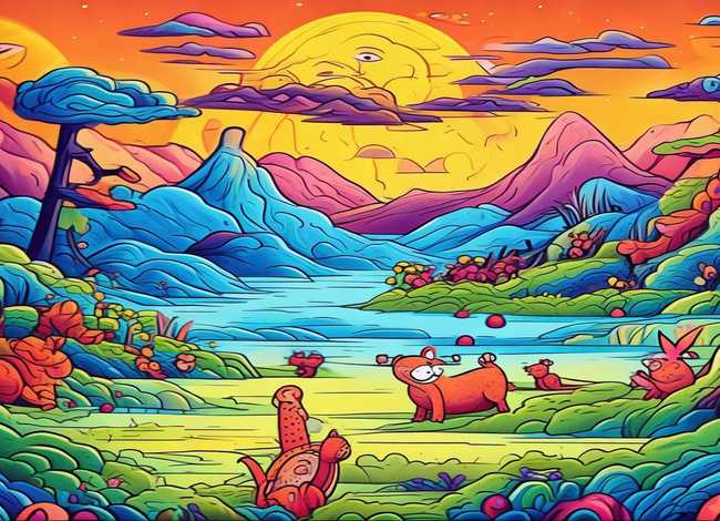 寓言故事大全完整版儿童画，寓言故事大全简笔画