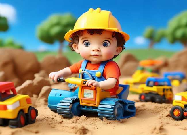 儿童挖机故事大全，少儿挖掘机的故事视频