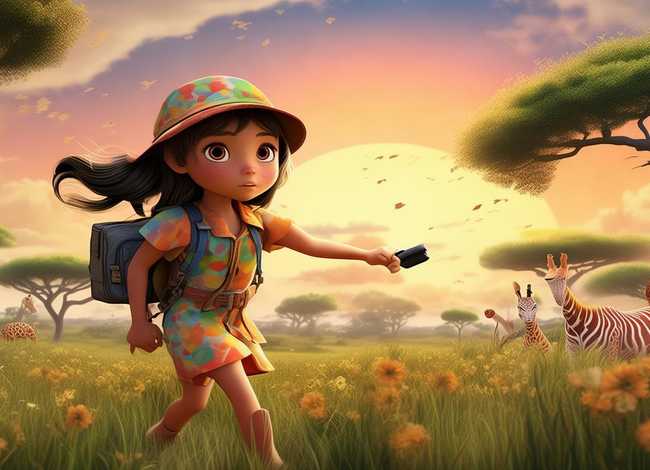 罗拉找王子绘本故事、罗拉要去非洲绘本故事