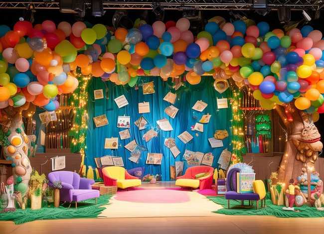 亲子故事会背景图；亲子故事比赛背景图