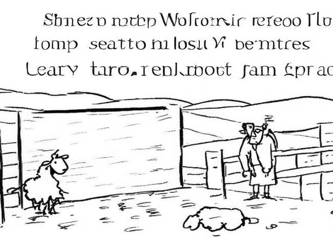 亡羊补牢的故事的简笔 - 亡羊补牢故事的简笔画