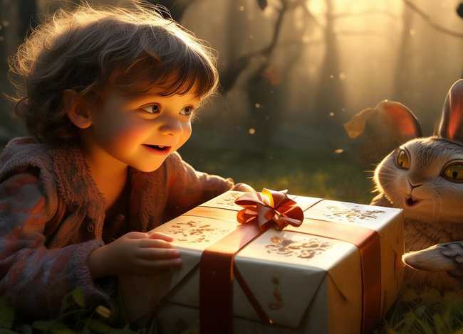 儿童礼物童话故事 - 幼儿故事《礼物》全文