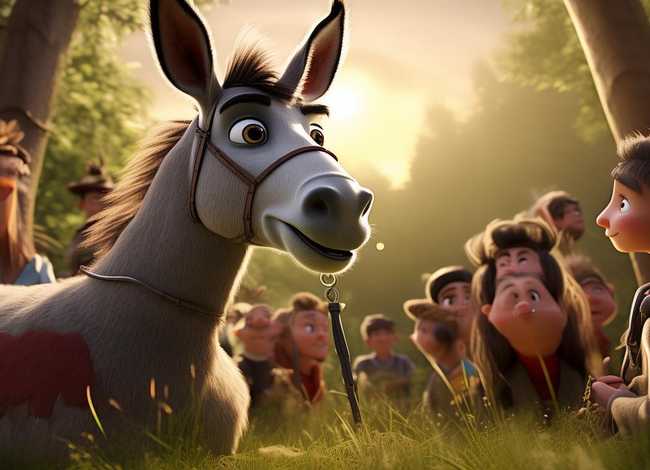 讲驴的故事；驴说话的故事