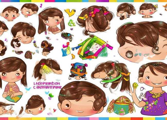 儿童编发教程绘本（儿童编发教程绘本图片）