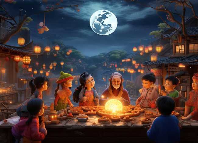 中秋节儿童故，中秋节少儿故事