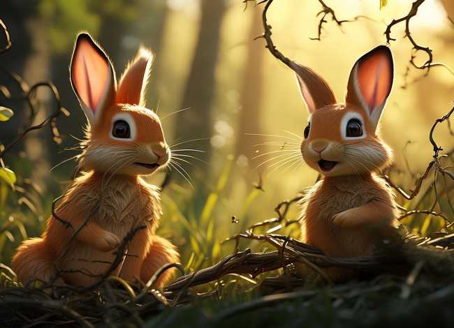 儿童动物危险故事，小动物遇到危险的故事