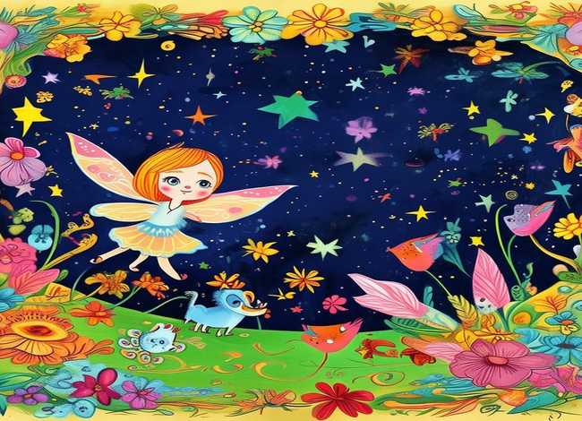 民间故事儿童画参考示例 民间故事儿童画作品