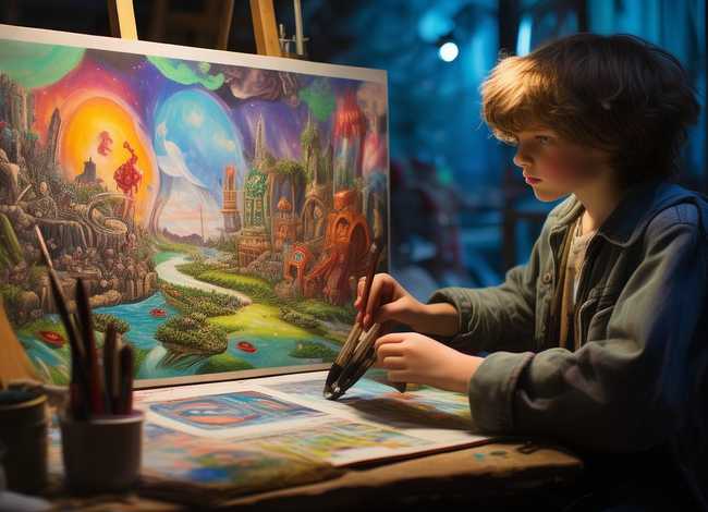 画画故事视频，绘画故事视频