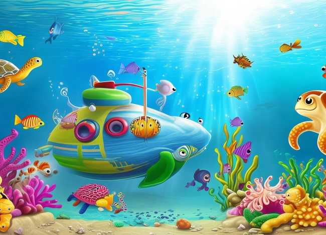 儿童喜欢海底探险故事；海底探险幼儿故事