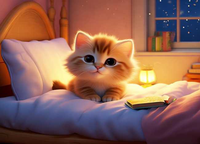 小猫咪的故事儿童睡前动画片、小猫咪的故事睡前故事文字版