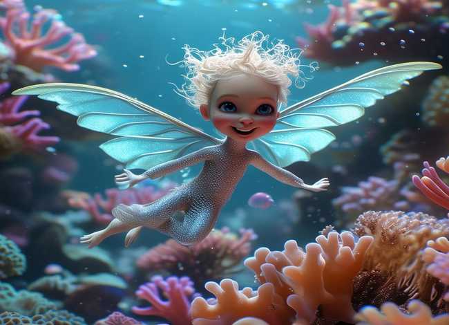 海底的精灵儿童故事，播放海底里的精灵今年几岁了