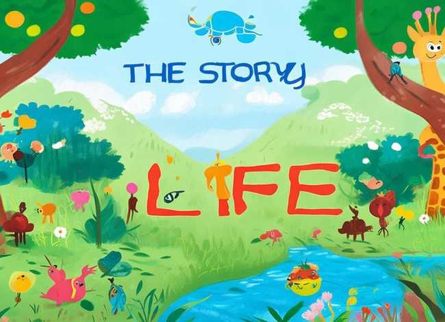生命的故事儿童版、生命的故事绘画