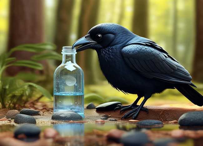 儿童故事乌鸦喝水、幼儿园故事乌鸦喝水