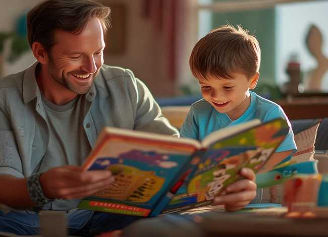 儿童故事父与子带拼音 - 父与子拼音故事版