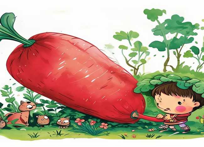 儿童故事拔萝卜的故事在线听；幼儿故事拔萝卜在线听