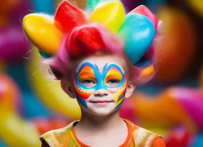 表演妆容儿童发型设计 表演妆容儿童发型设计图片