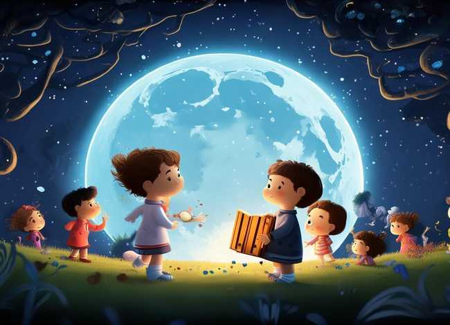 儿童故事月亮的故事，幼儿月亮的故事大全