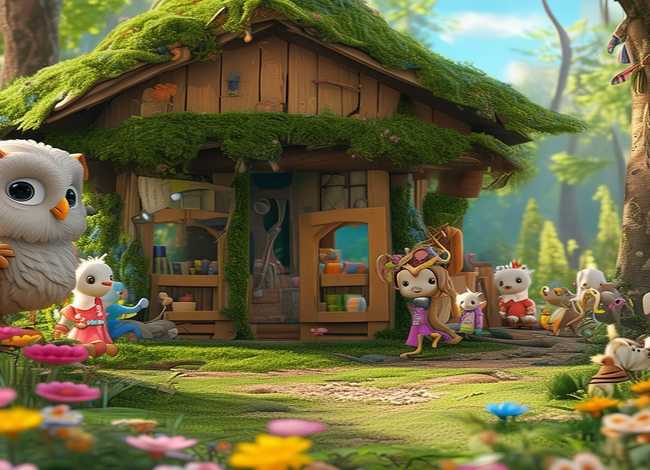 一年级童话故事画(一年级童话画画) 一年级童话故事画(一年级童话画画)