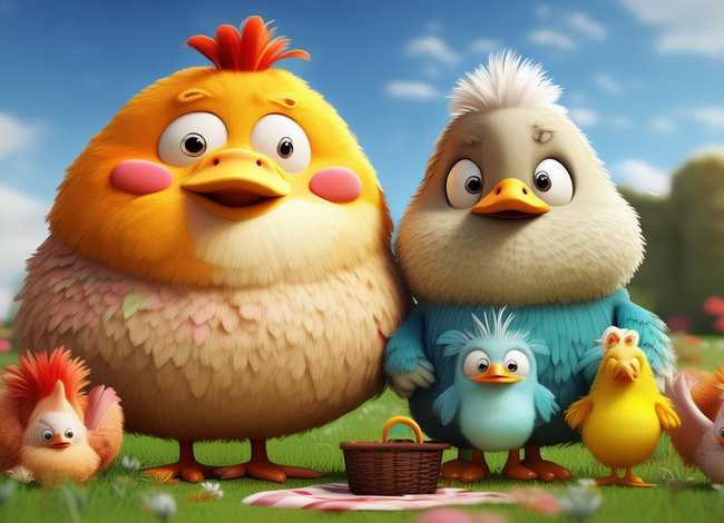 儿童故事鸡爸爸和鸭妈妈 鸡爸爸和鸭妈妈的故事视频