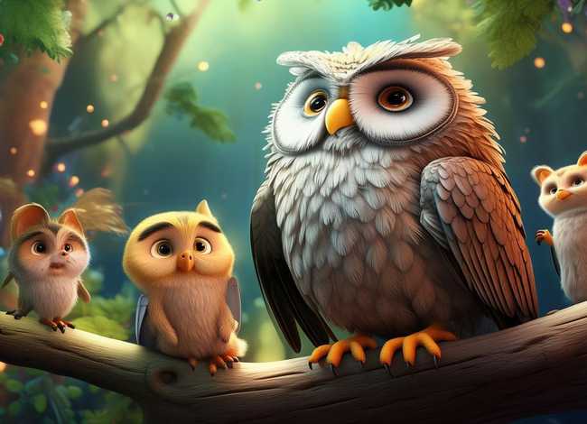 儿童寓言故事卡通画 - 寓言故事幼儿画