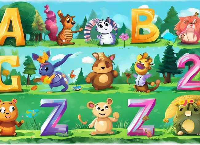 儿童英文字母故事（英文字母故事绘画）