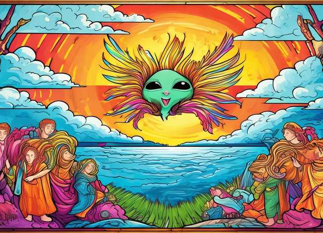 画神话故事手抄报简单；画神话故事手抄报简单又好看