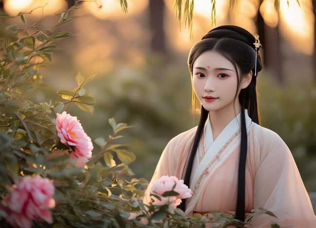 配汉服的简单发型、配汉服的发型简单教程