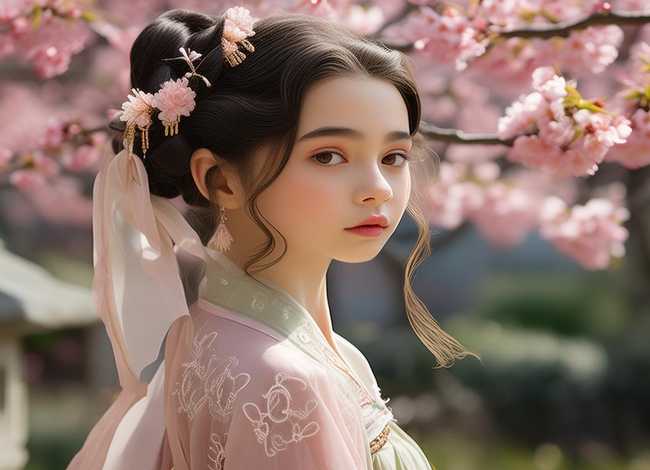 短发儿童古风发型图片 - 短发儿童古风发型图片女