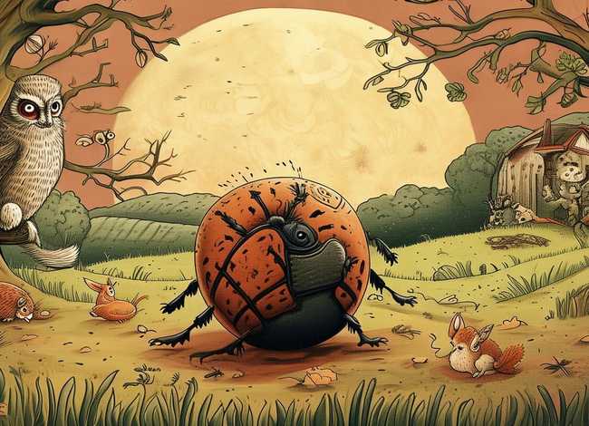 屎壳朗的故事 屎壳郎的民间故事 屎壳朗的故事 屎壳郎的民间故事