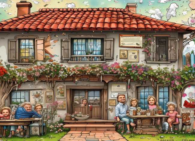 家的故事手抄报图片，家的故事手抄报图片大全