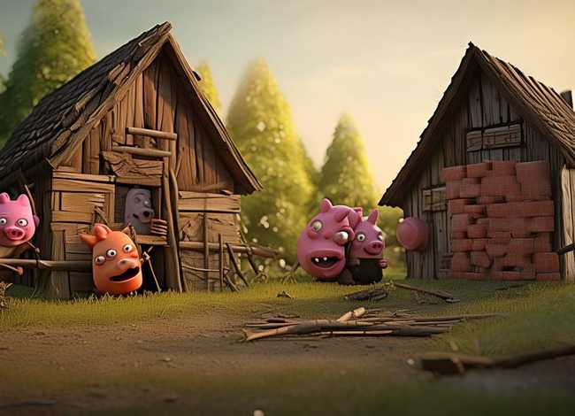 三只小猪儿童故事原文；三只小猪的故事 原文视频