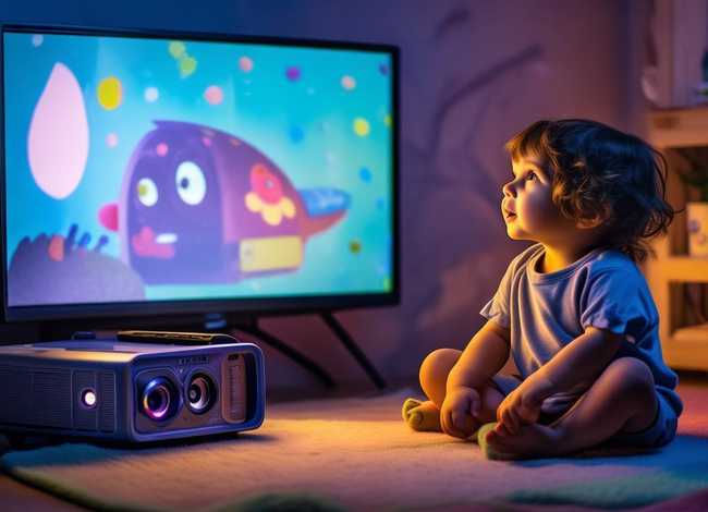 儿童看投影仪和电视哪个好（小宝宝看投影仪和电视哪个好）